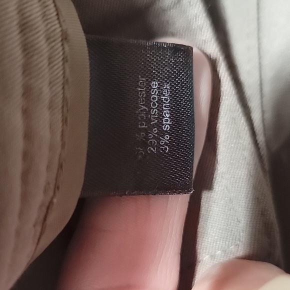 The Limited, Size 4 R, Taupe Wide Leg Trousers.  Excellent Condition. - Picture 15 of 16